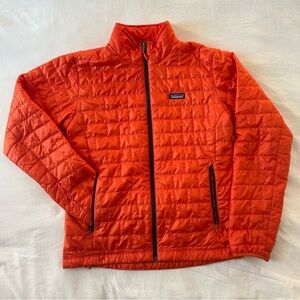 Patagonia Men’s Nano Puff Orange Jacket